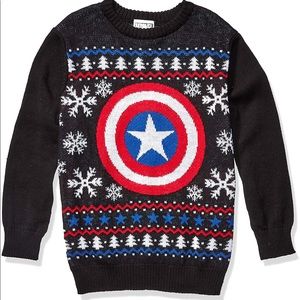 Captain America Marvel Christmas Sweater